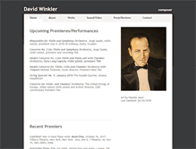 Tablet Screenshot of davidwinklermusic.com
